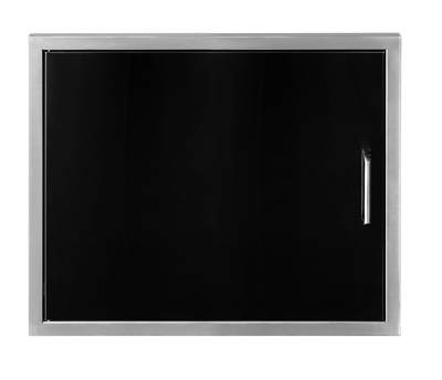 Wildfire 27" x 20" The Ranch Black Stainless Steel Horizontal Single Door (WF-HSD2720-BSS)